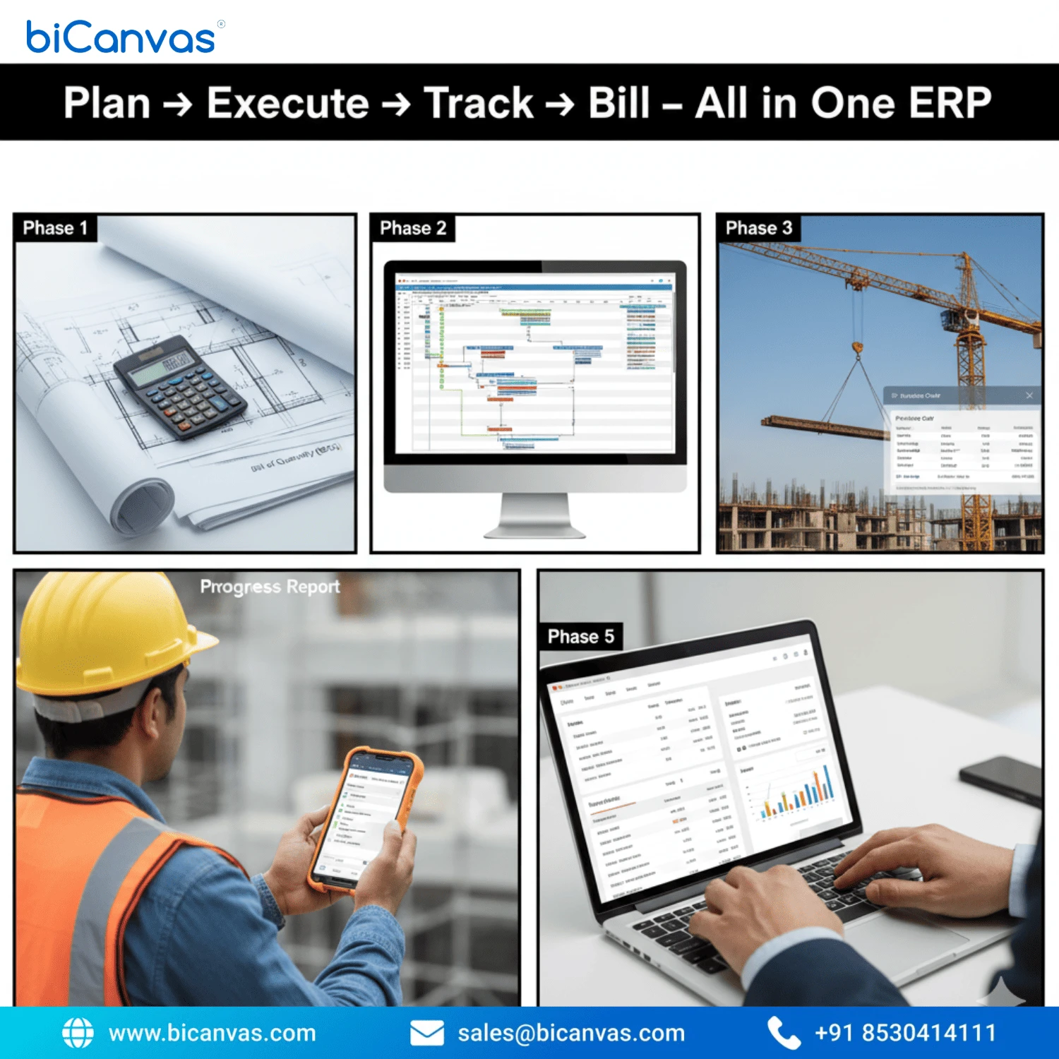 Infrastructure Project Workflow with ERP