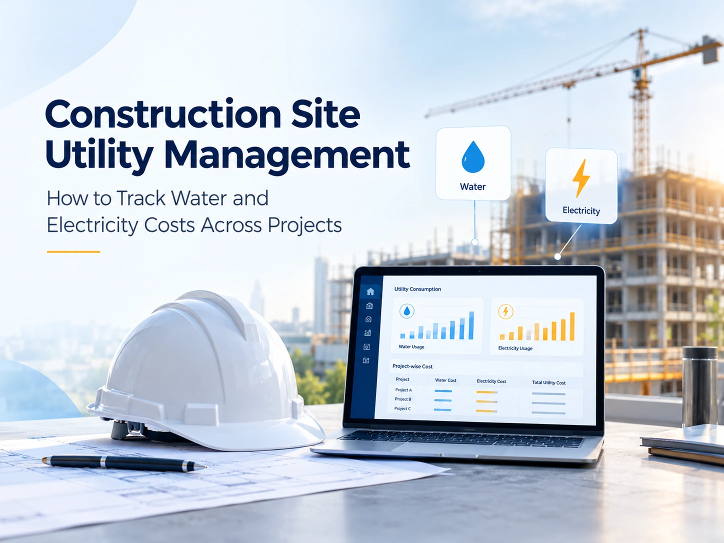 Construction Site Utility Management: How to Track Water and Electricity Costs Across Projects