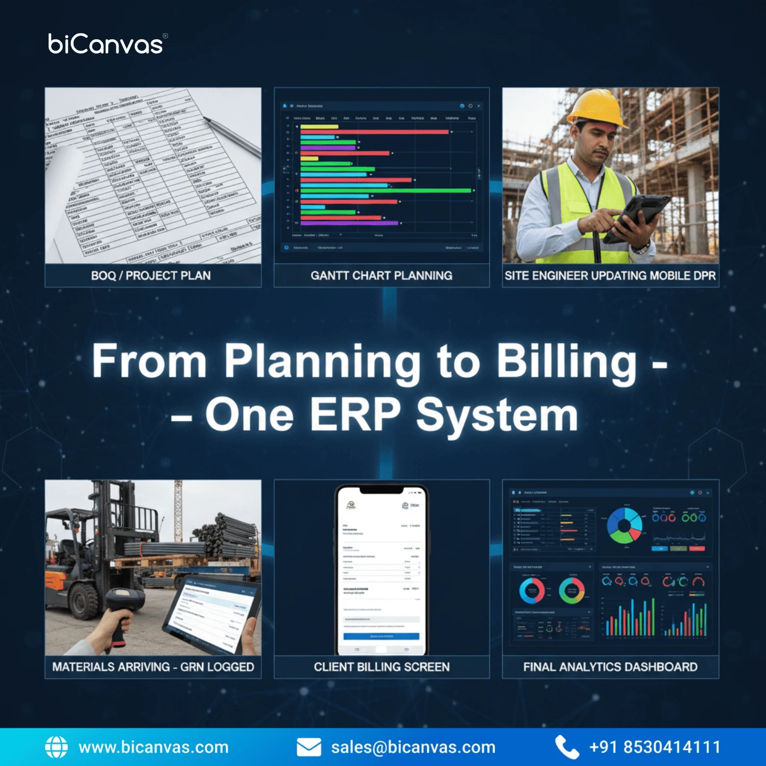 how ERP transforms infrastructure project management