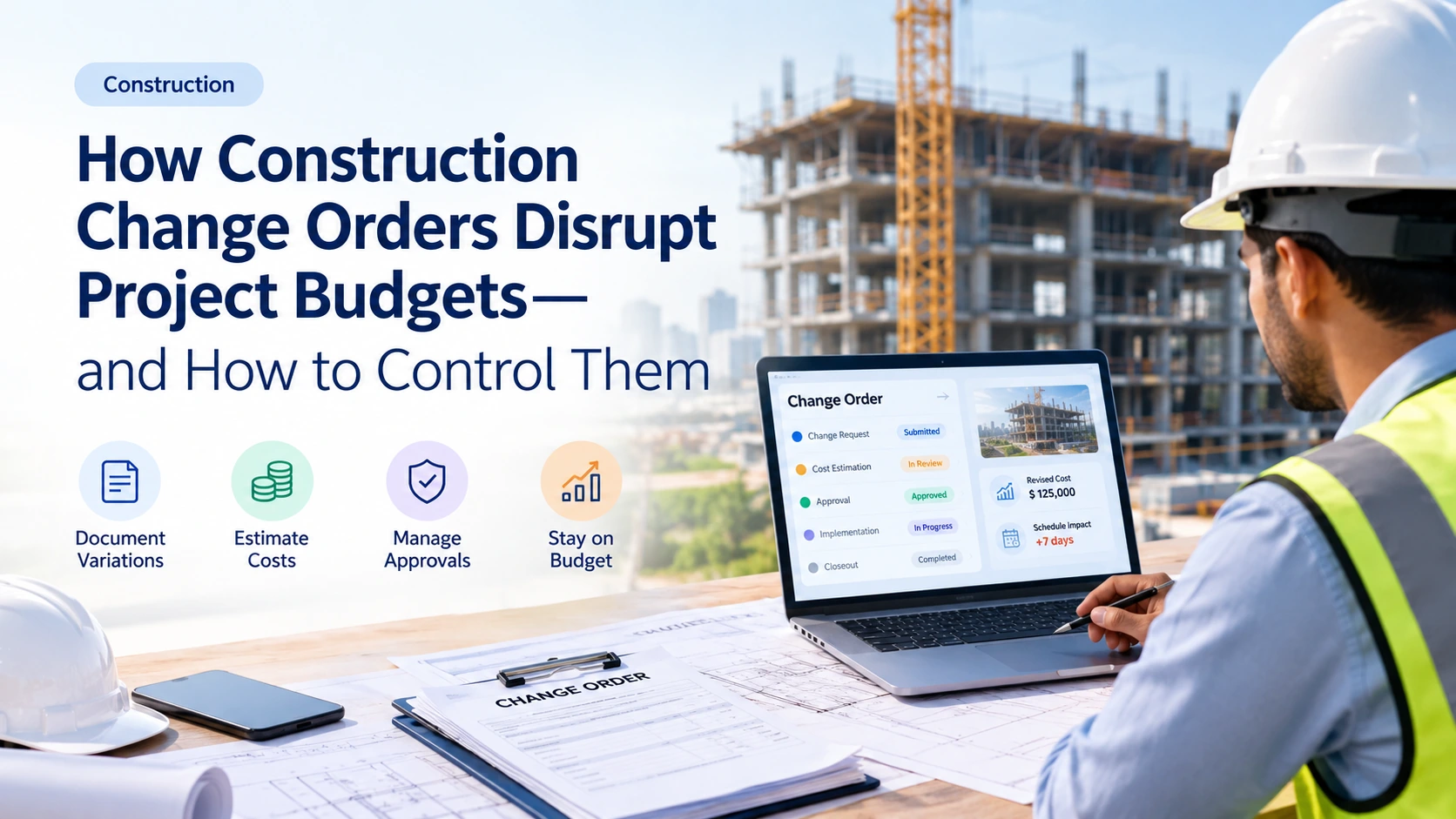How Construction Change Orders Disrupt Project Budgets—and How to Control Them